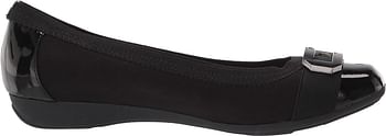 Anne Klein Women's Uplift Ballet Flat 37 EU - Black