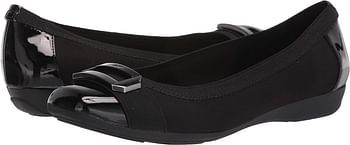 Anne Klein Women's Uplift Ballet Flat 37 EU - Black