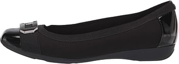 Anne Klein Women's Uplift Ballet Flat 37 EU - Black