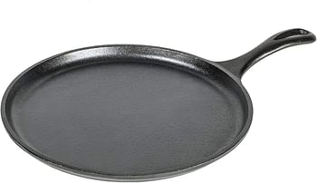 Lodge Wildlife Series-10.5" Cast Iron Griddle with Moose Scene, 10.5 inch - Black