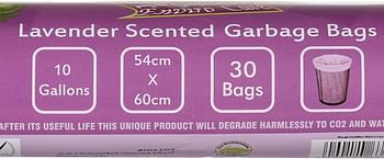 Enviro Care Lavender Scented Garbage Bags Size 54 x 60cm 30pcs