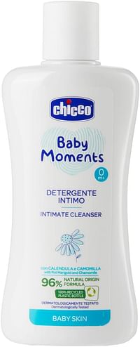 Chicco Baby Moments Intimate Cleanser For Skin 0M+ 200Ml, Multicolor