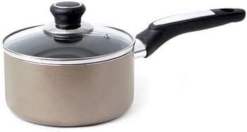 Royalford Aluminum 16 cm Saucepan Olive