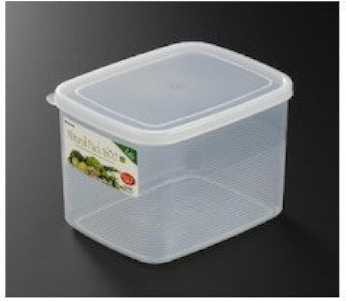 Inomata Deep Plastic Food Container, 1.6 Liter Capacity, Clear