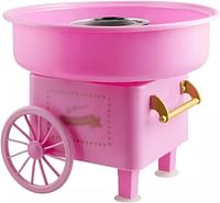 ECVV Cotton Candy Maker Stroller Type Household Children's Cotton Candy Machine Fancy Cotton Candy Machine Electric Automatic.|Pink|