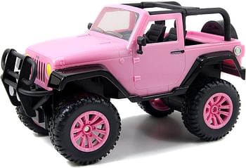 Jada Toys Girlmazing Big Foot Jeep R/C Vehicle 1:16 Scale - Pink