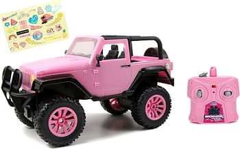 Jada Toys Girlmazing Big Foot Jeep R/C Vehicle 1:16 Scale - Pink