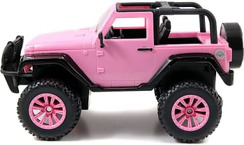 Jada Toys Girlmazing Big Foot Jeep R/C Vehicle 1:16 Scale - Pink