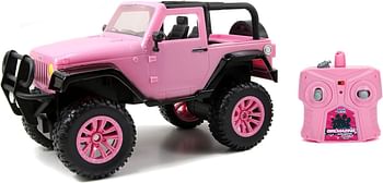 Jada Toys Girlmazing Big Foot Jeep R/C Vehicle 1:16 Scale - Pink