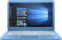 Hp Stream NoteBook PC 13 - Intel Celeron Processsor - 2GB RAM - 32GB Storage - 14 Inch HD Display - White English Keyboard - Blue Body