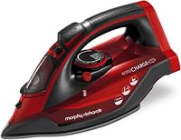 Morphy Richards 303250 Cordless Steam Iron easy charge 360 Cord-Free 2400 W - Red, Black
