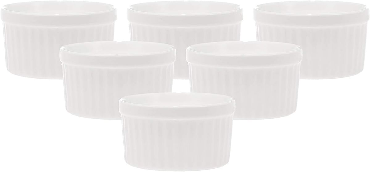 Verona Ramekin Set Of 6 W 10.6 X H 3.7 D Cm - White