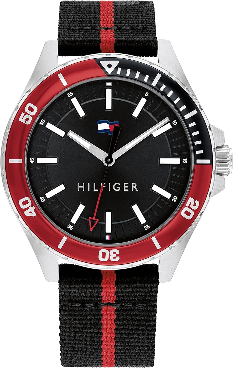 Tommy Hilfiger LOGAN Men's Watch, Analog 43 mm - Black