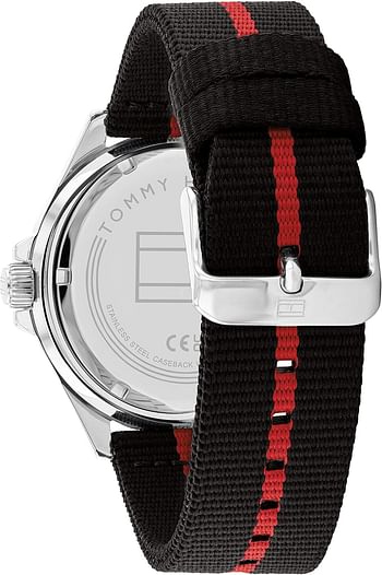 Tommy Hilfiger LOGAN Men's Watch, Analog 43 mm - Black