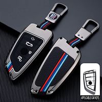 Elegananccy for BMW Key Fob Case Cover, for BMW 1 3 4 5 6 7 Series X3 X4 M5 M6 GT3 GT5,Key Protector with Key Chain