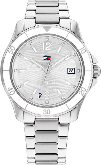 Tommy Hilfiger BROOKE Women's Watch, Analog 36 mm - Silver