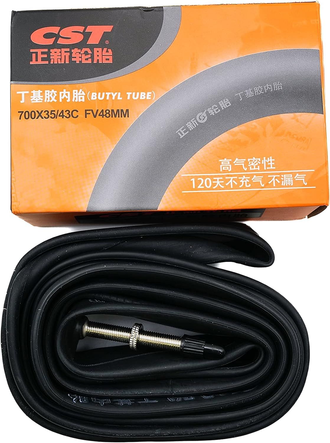 Upten CST Road Bike Inner Tubes for 700 * 35-43C Road Gravel Bicycle with 48mm,60mm,80mm Presta Valves