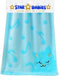 Star Babies Kids Bamboo Towels (Buy 1 Get 1)-Blue, Set Of 1