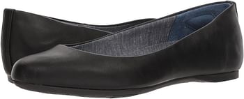 Dr. Scholl's Shoes Women's Giorgie Ballet Flat 39 EU - Black Smooth