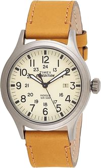 Timex Twc001200 Men's Expedition Scout Men's 40Mm Leather Watch