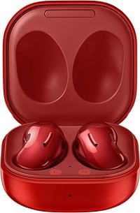 سماعات الأذن سامسونج جالاكسي بادز لايف هي سماعات بتقنية ترو وايرليس مع خاصية إلغاء الضوضاء النشطة (تشتمل على حافظة شحن لاسلكية)ميستيك أحمر
