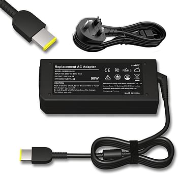 AC Adapter 90W 20V 4.5A Laptop Charger for Lenovo ThinkPad X1 Carbon T440 E431 G410 Yoga 11s Flex 14 15D Power Cord