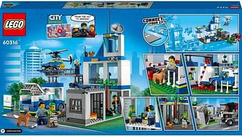 LEGO City Police Station 60316 Building Blocks Police Toys Set 668 Pieces