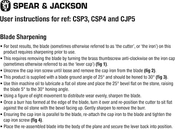 Spear & Jackson CSP4 No. 4 Smoothing Plane