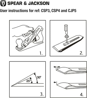 Spear & Jackson CSP4 No. 4 Smoothing Plane