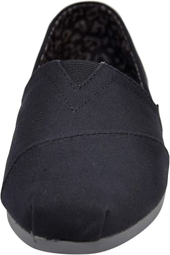 Skechers BOBS Women's Bobs Plush-Peace & Love Ballet Flat 40 EU - Black