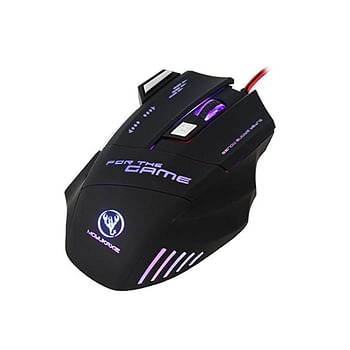 Dreamyth MOYUKAXIE S300 Optical Professional Gaming Mouse with 7 Bright Colors LED Backlit