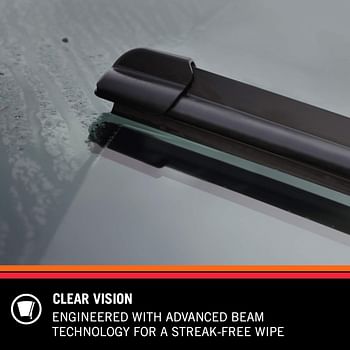 K&N Edge Wiper Blades: All Weather Performance, Superior Windshield Contact, Streak-Free Wipe Technology: 22 Inch Pack Of 2