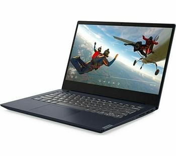 Lenovo Ideapad S340 81VV0026UK 14 Inch Full HD Laptop Intel Core i3-1005G1 4GB RAM 128GB SSD Arabic And English Windows 10 S - Abyss Blue