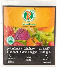 Rema Bags Food Grade 85 Bags Size 6 - White