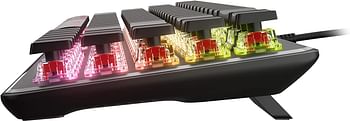 ROCCAT Vulcan II Mini – 65% Optical PC Gaming Keyboard with Customizable RGB Illumination, Detachable Cable, Button Duplicator, Aluminum Plate, 100M Keystroke Durability - Black (ROC-12-043)