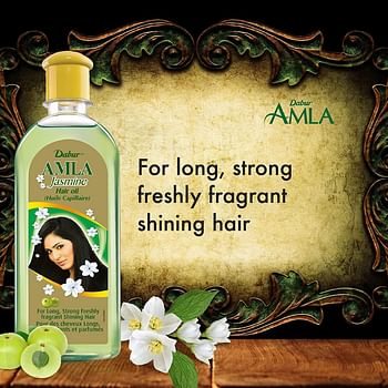 Dabur Amla Jasmine Hair Oil - 100ml, Clear