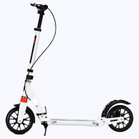 COOLBABY Adult Scooter with Dual Suspension, Hight-Adjustable Urban Scooter Folding Kick Scooter With Big Wheels For Teens Kids Age 12 Up