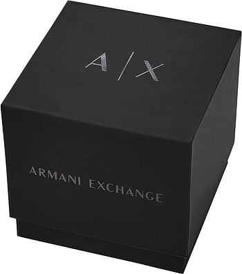 Armani Exchange Men's Three-Hand Date Stainless Steel Watch 46mm  - Brown