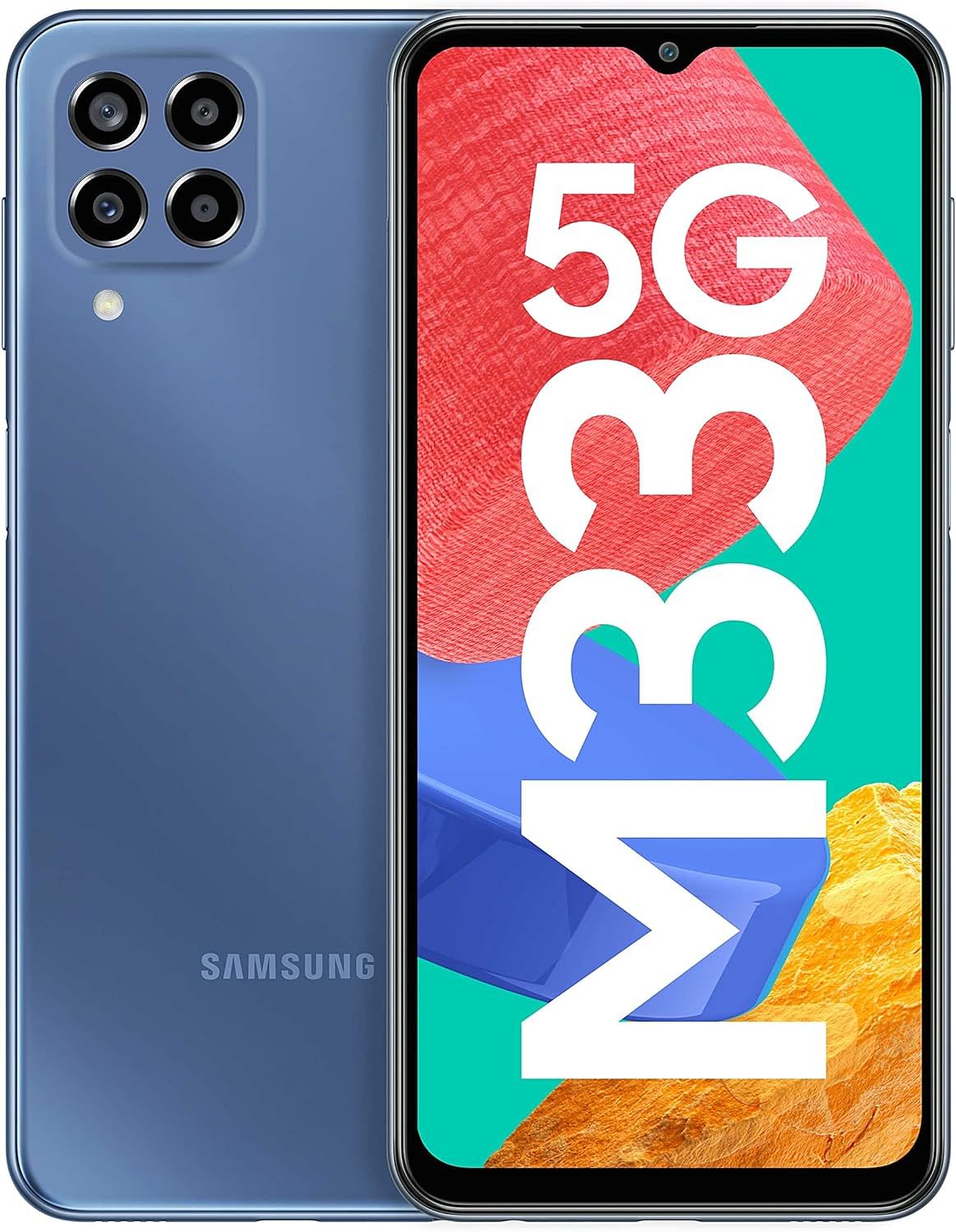 Samsung Galaxy M33 5G single SIM 128 GB 6GB RAM-Blue