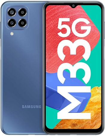 Samsung Galaxy M33 5G single SIM 128 GB 6GB RAM-Blue