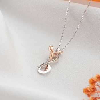 Eternal love necklace infinity shape design best anniversarry gift