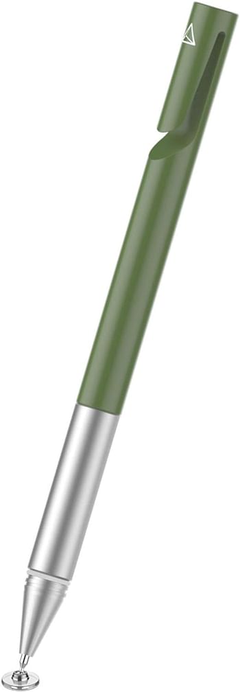 Adonit Adm4Og Mini 4 - Pocket-Sized Fine Point Precision Stylus, Touch Screen Pen For Ipad,Iphone 11/11 Pro/11 Pro Max/XS/XS Max/Xr/X, Samsung Galaxy, Android Tablets And More - Olive Green