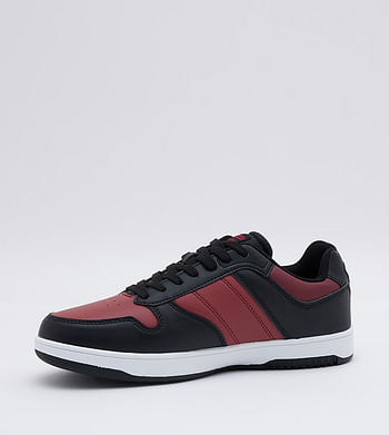 Jack & Jones Color Block Lace-Up Sneakers 43 EU - Maroon