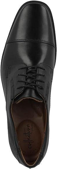 Clarks Tilden Cap mens Derbys 43 EU Black