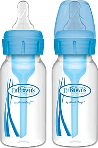 Dr. Brown's Dr.Brown'S Baby Bottle Pack Of 2 -Blue, 4 Oz