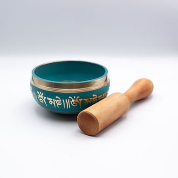 Authentic Himalayan Singing Bowl Single Set Handcrafted in Nepal Includes Traditional Wooden Striker Ideal for Healing, Mindfulness, Meditation, and Yoga 272 Grams - Black