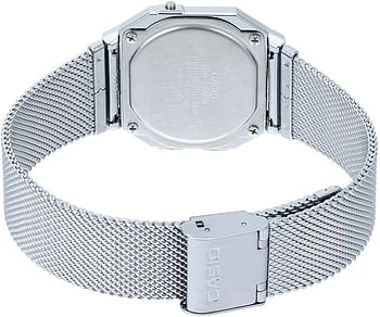 Casio Stainless Steel Digital Watch8 35 mm - Silver