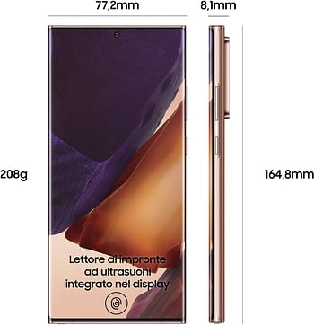 Samsung Galaxy Note20 Ultra Dual SIM 256GB 8GB RAM - Mystic Bronze