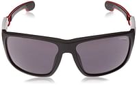 Carrera Men's 4006/s Polarized Wrap Sunglasses 63 mm - Mat Black White