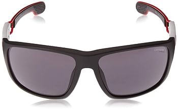 Carrera Men's 4006/s Polarized Wrap Sunglasses 63 mm - Mat Black White